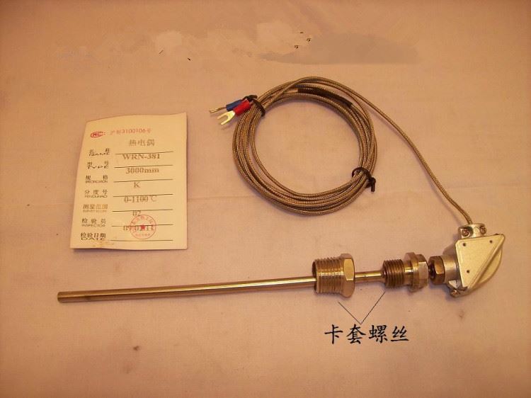 WRN-381仿进口热电偶 K型测温探头 温度传感器 0-1000度_温度传感器_传感器_工业自动化_供应_工品联盟网