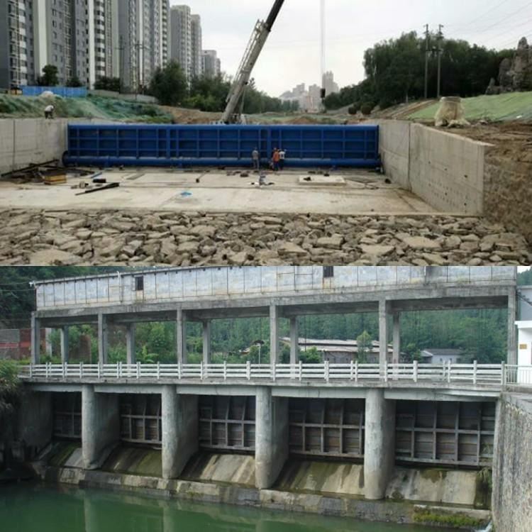 底轴驱动翻板闸设计 底轴驱动液压坝设计 底轴翻板坝设计_伺服驱动_伺服系统_工业自动化_供应_工品联盟网