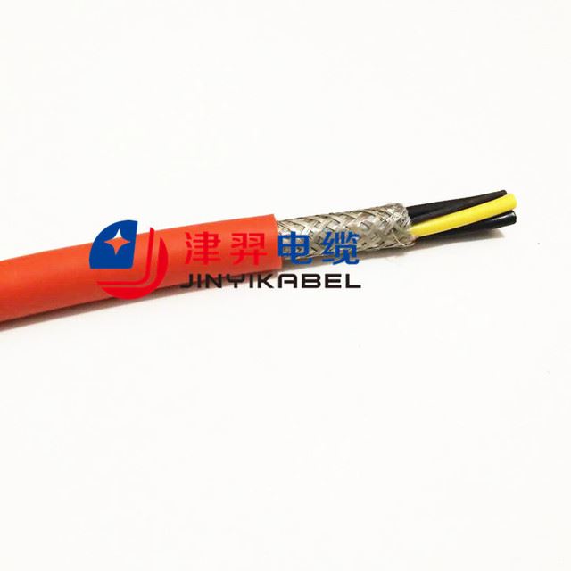 津羿JINYIKAEL  高柔性伺服电机屏蔽电缆 4x0.75耐腐蚀抗扭伺服屏蔽电缆 伺服电机专用电缆