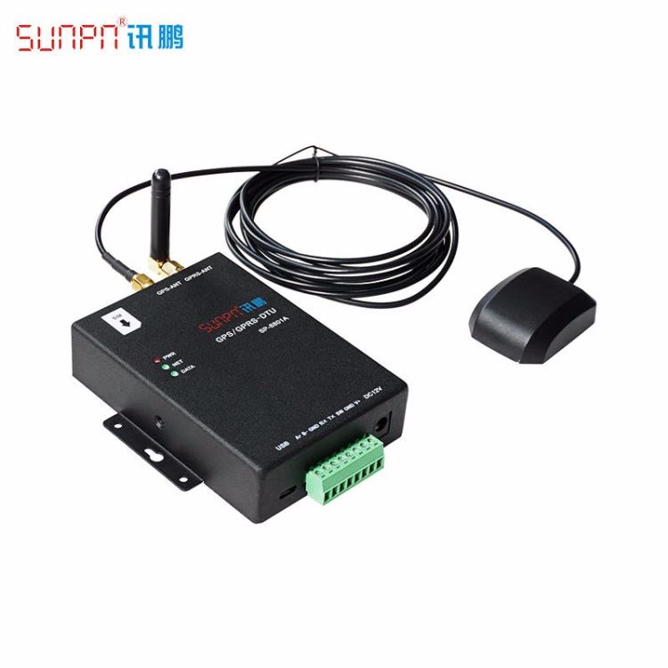 SUNPN讯鹏 GPS/GPRS-RTU串口服务器 工业无线通讯透传模块 RS485接口_串口服务器_工业交换机_工业自动化_供应_工品联盟网