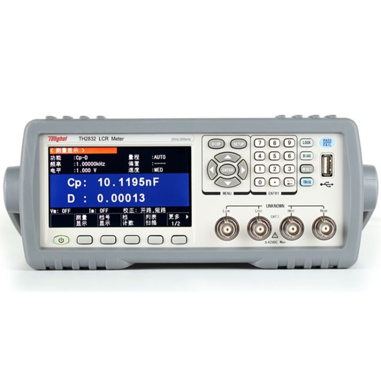 常州同惠LCR数字电桥 TH2832元器件电感电容测试仪