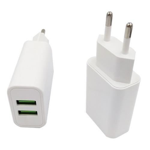 欧规USB充电器 快充充电器 5V3.4A电源适配器 多功能双口插头 苹果安卓通用手机平板充电器 厂家批发定制_充电器_电源_电工电气_供应_工品联盟网