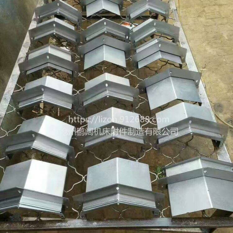 数控机床护板机床防护罩钢板防护罩不锈钢板防护罩导轨防护罩机床钣金伸缩式防护罩厂家 鹏阔制造_插头防护罩_插座插头_电工电气_供应_工品联盟网