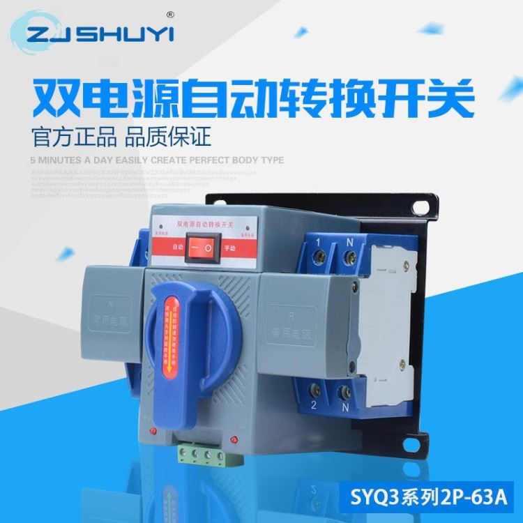 厂家直销2P/63双电源自动切换转换开关,万高型,转换切换装置_转换开关_开关_电工电气_供应_工品联盟网