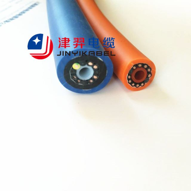 上海津羿电缆批发 导气管电缆  柔性电缆  耐腐蚀导气管电缆4X0.75+2导气管  耐磨电缆