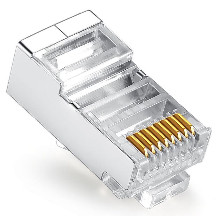 胜为工程级超五类水晶头 屏蔽8芯rj45电脑网络宽带连接头_水晶头_综合布线_电工电气_供应_工品联盟网