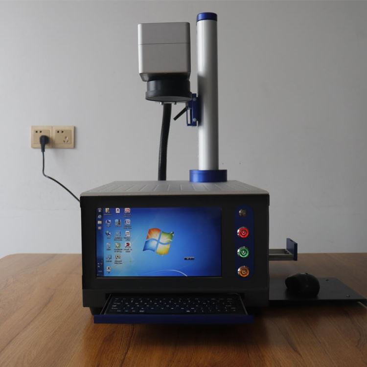 激光打标机厂家直销 伟依捷 金属铭牌刻字机 耳机数据线光纤打码机 喷码机_网络数据线缆_综合布线_电工电气_供应_工品联盟网