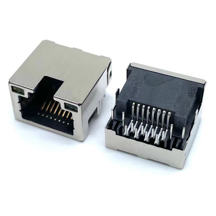 RJ45水晶头 8P8C沉板插件母座 沉板4.2 居中 网络插座 D-SUB接口_水晶头_综合布线_电工电气_供应_工品联盟网