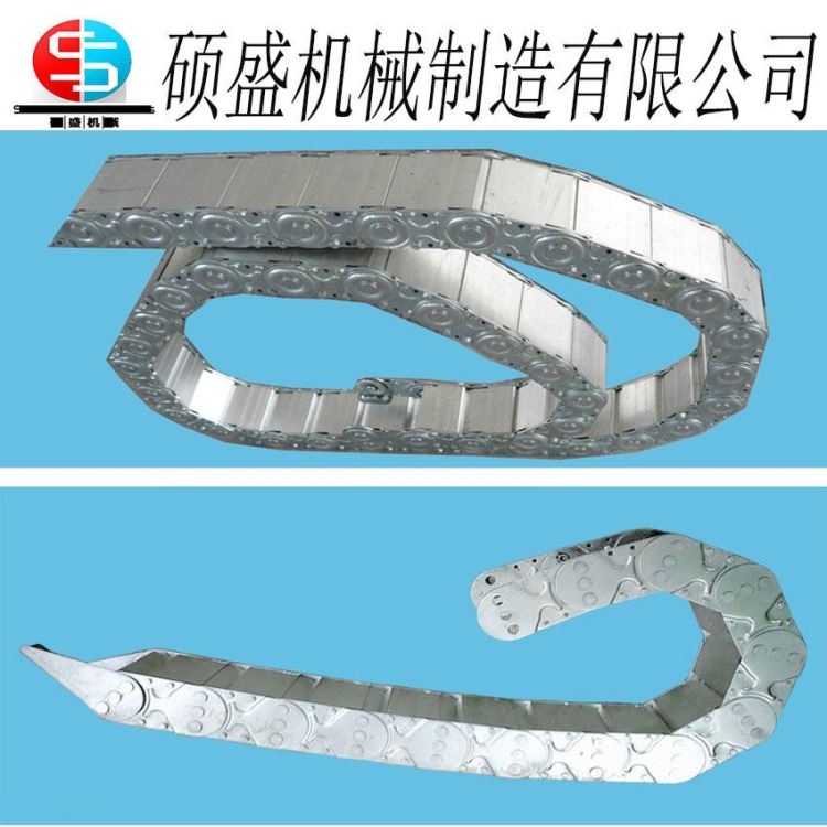 机床拖链 钢制拖链 桥式全封闭拖链 坦克链穿线管钢铝拖链 油管气管电缆保护链 可定做_穿线管_管件线槽_电工电气_供应_工品联盟网