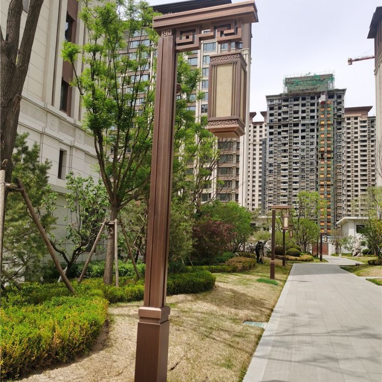 众钰 现代中式简约景观灯不锈钢烤漆景观灯防水led暖黄光路边特色景观灯_LED灯贴_光源_工业照明_供应_工品联盟网