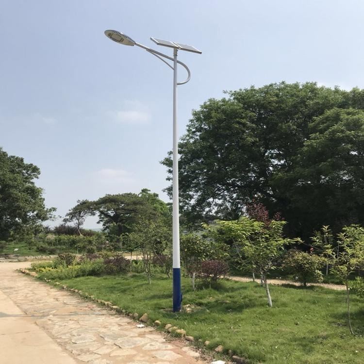 新农村太阳能路灯 30瓦LED灯具 单臂单光源款 热镀锌灯杆