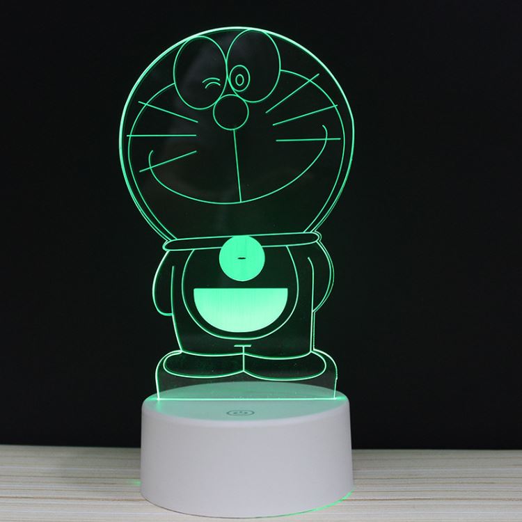 USB触摸七彩的3D台灯 led小夜灯创意礼品支持定制图案专业出口_台灯_室内灯具_工业照明_供应_工品联盟网
