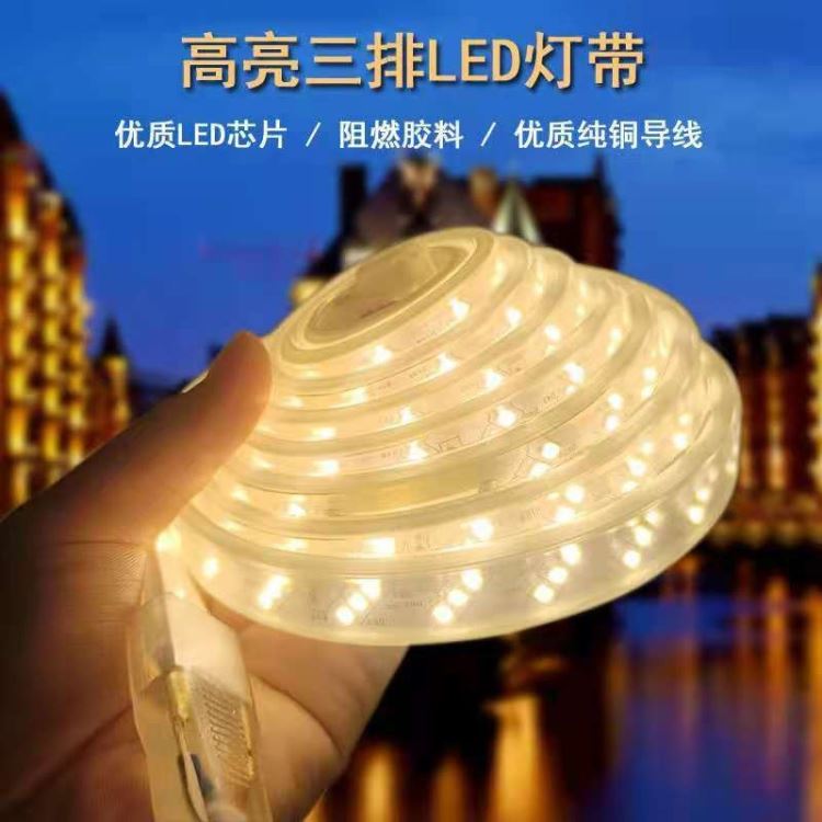 LED灯带 户外防水高亮220V2835灯带 玖恩灯具_灯带_室内灯具_工业照明_供应_工品联盟网