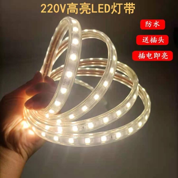 LED灯带 户外防水220V高压5050灯带 玖恩灯具_灯带_室内灯具_工业照明_供应_工品联盟网