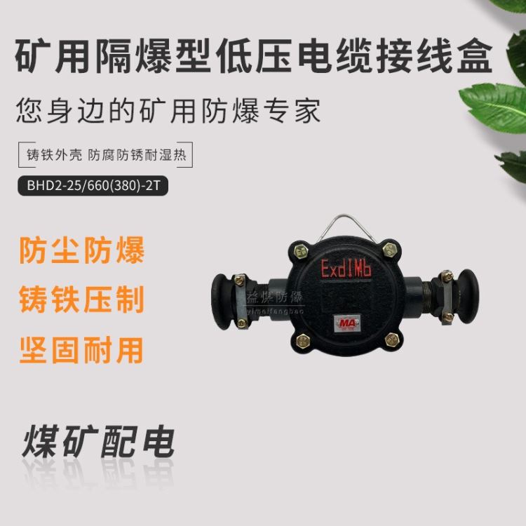 益煤防爆 矿用接线盒BHD2-25/660(380)-2T 3T 4T 矿用隔爆型低压电缆接线 防尘防爆 坚固耐用_防爆泛光灯_防爆灯具_工业照明_供应_工品联盟网