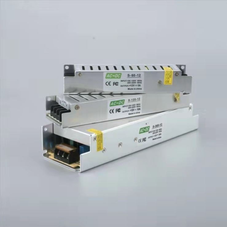 LED驱动电源 灯带灯条配件12V/24V铁壳电源 玖恩灯具