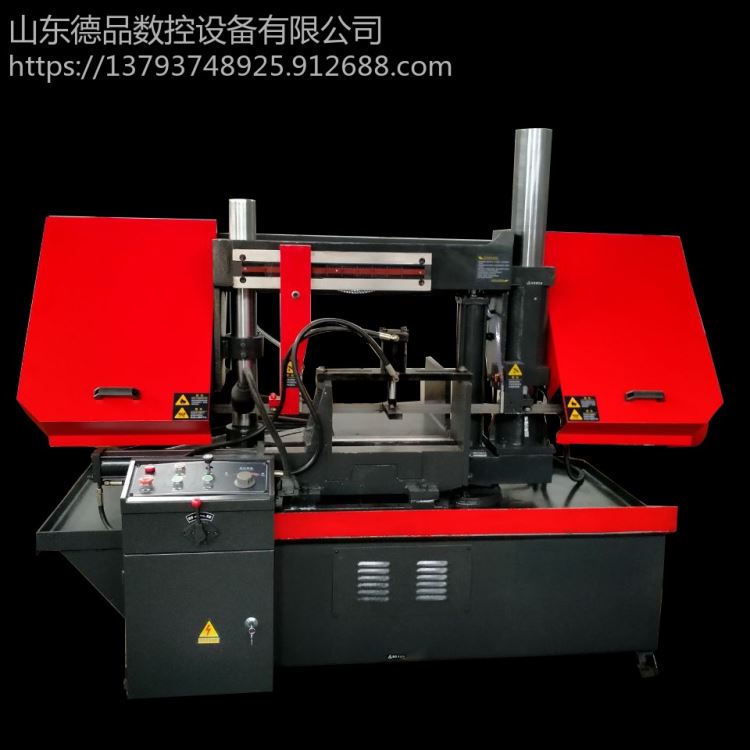 转角锯床GZ4240厂家直营旋转45度钢材锯切带锯床厂家 角度锯床45度角切割锯床_锯床_机床设备_机械设备_供应_工品联盟网