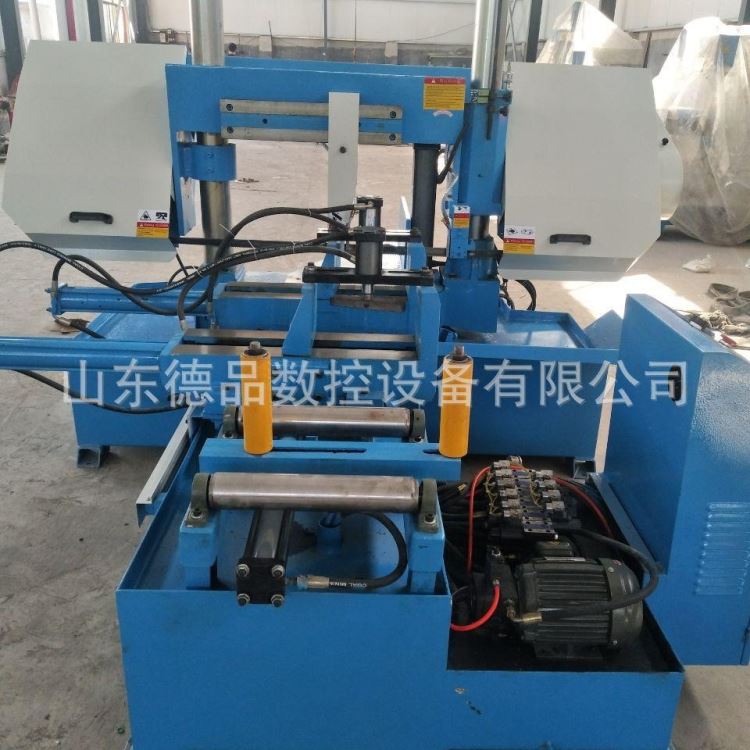 山东德品数控锯业 锯床源头生产现货批发 数控锯床 GZ4235金属角度锯床全自动 35数控双立柱调角旋转带锯机床_锯床_机床设备_机械设备_供应_工品联盟网