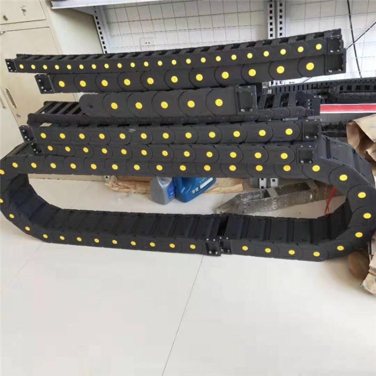加强型塑料拖链 机床拖链 尼龙拖链 穿线拖链 桥式拖链 全封闭拖链 蛇形拖链 昊旭专业生产 规格齐全 25*25_拖链_机床附件_机械设备_供应_工品联盟网