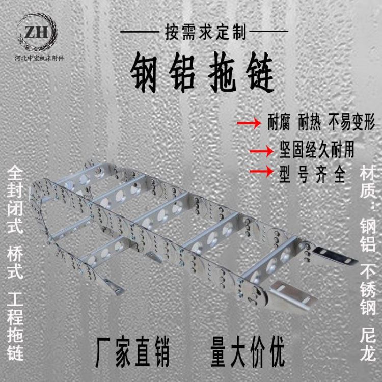 中宏电缆拖链 雕刻机专用拖链 工程车专用电缆钢制拖链 尼龙拖链 钢铝工程拖链 厂家直销_拖链_机床附件_机械设备_供应_工品联盟网