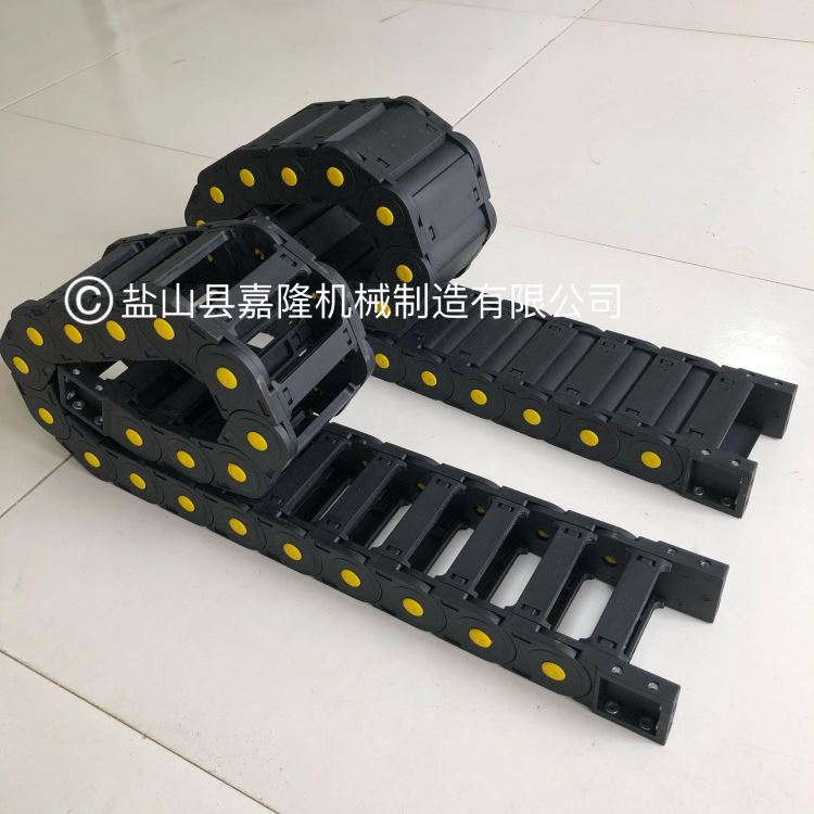 嘉隆专业定做塑料尼龙拖链 机床拖链 半封全封闭拖链 电缆保护链 木工机械拖链 雕刻机专用拖链_拖链_机床附件_机械设备_供应_工品联盟网