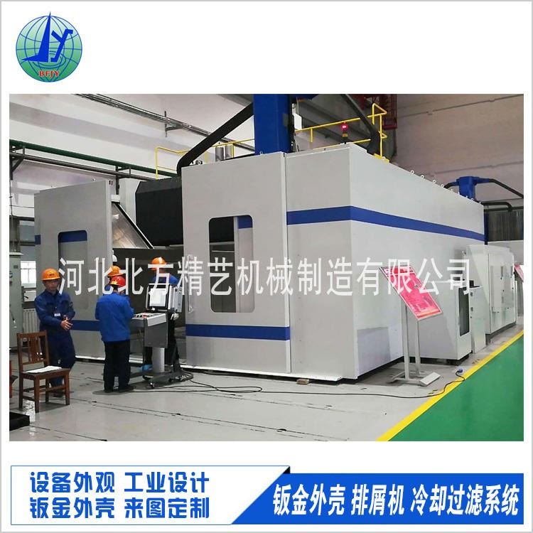 非标定制钣金外壳 龙门铣外防护罩 数控机床外防护罩厂家 机械设备外观设计 河北北方精艺机床护罩生产厂家_机床护罩_机床附件_机械设备_供应_工品联盟网