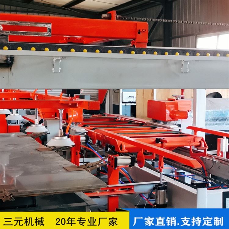 玻镁板锯边机 全自动板材切边机 数控四边切割锯 自动导轨码垛 生产厂家_机床导轨_机床附件_机械设备_供应_工品联盟网