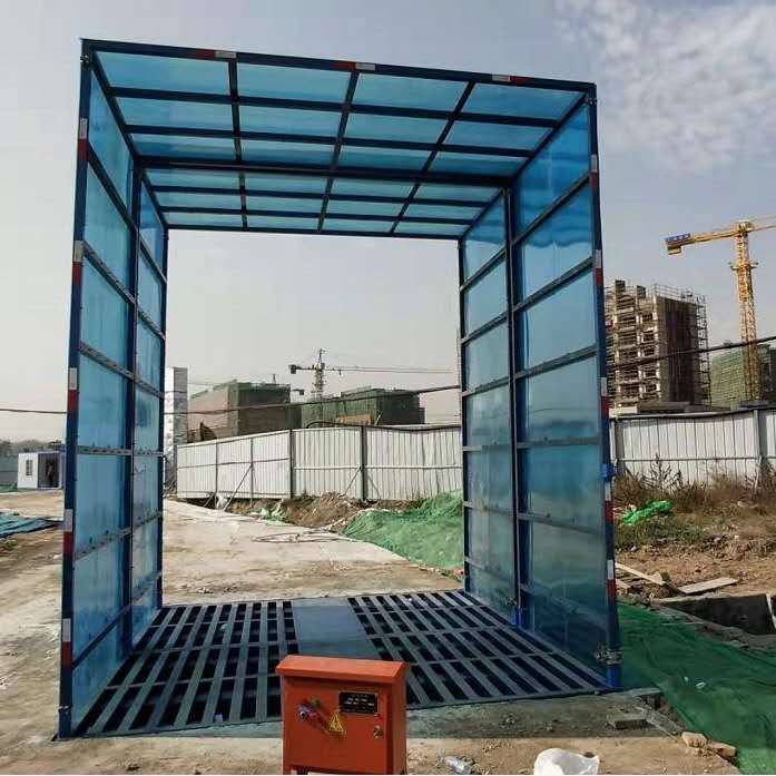 沐丰安装 工地洗车机 工地冲洗平台 渣土车洗轮机 工地洗车槽 高压水流清洗机 送货安装_高压水流清洗机_清洁设备_机械设备_供应_工品联盟网