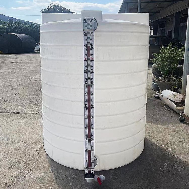 3吨塑料反应釜防腐加厚pe搅拌罐 浙东5方平底加药箱PAM搅拌可配电机_反应釜_反应设备_机械设备_供应_工品联盟网
