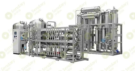 汾霖LD多效式蒸馏水机纯蒸汽发生器50L蒸馏水机