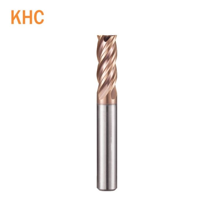 德国KHC 率难加工KW系列不等分割设计不锈钢/钛合金钨钢铣刀进口高温合金立铣刀