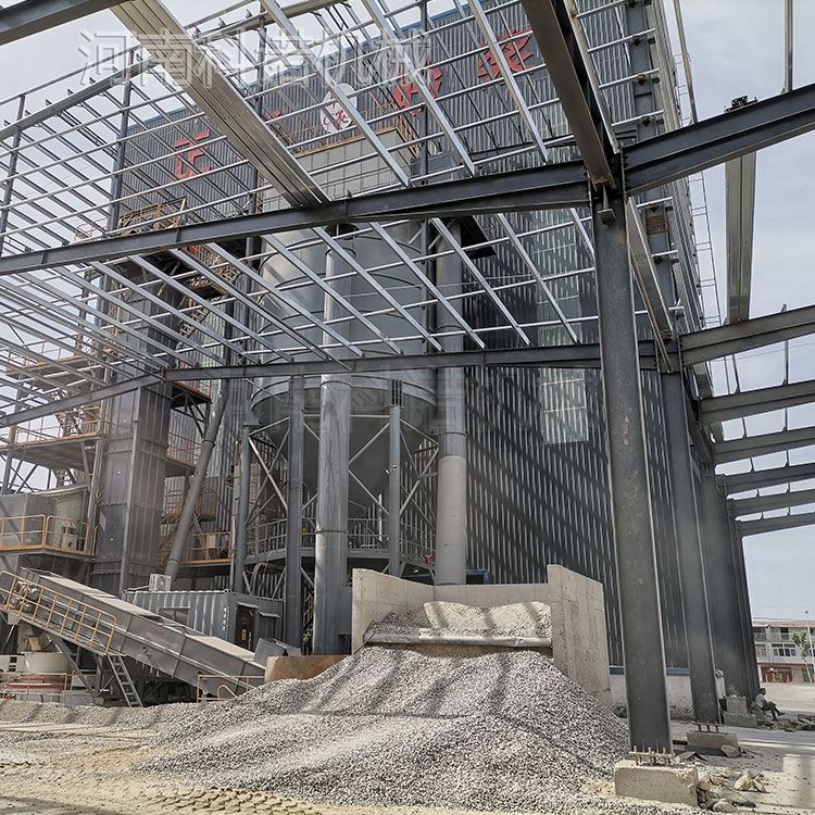 制砂楼3d结构图 机制砂制造设备 河南科诺 品质保障