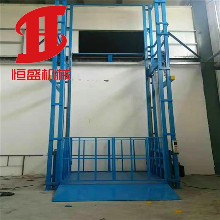 厂房货物装载固定液压导轨式货梯升降机 仓库工厂定制链条式升降货梯_装载机械_工程建筑机械_机械设备_供应_工品联盟网