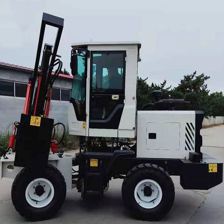 派信260公路护栏打桩机 液压打拔钻桩机 装载式护栏打桩机视频_装载机械_工程建筑机械_机械设备_供应_工品联盟网