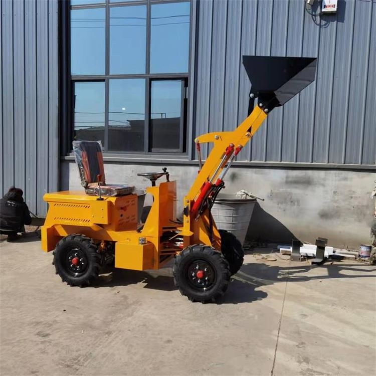 创工新型电动四驱小铲车小型柴油装载机农用养殖场清粪抓草建筑工地推土机电动装载机_推土机_工程建筑机械_机械设备_供应_工品联盟网