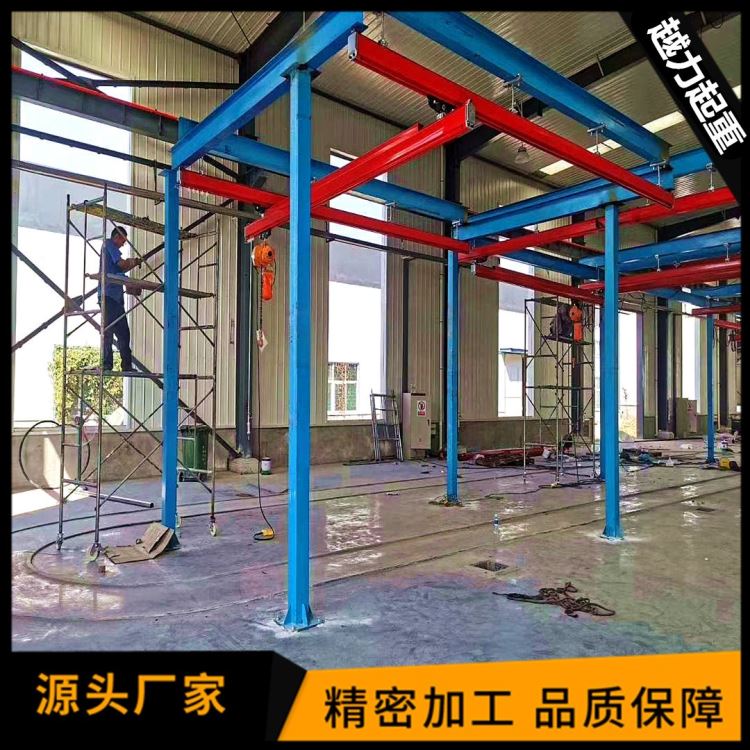 KBK厂家销售制作车间用轻型吊物kbk柔性轨道吊 越力起重制作500kgkbk悬挂轨道起重机_起重机_工程建筑机械_机械设备_供应_工品联盟网