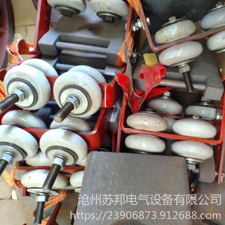 量大从优 双梁角铁集电器 加长耐磨起重机滑块 苏邦 行车导电滑块瓷瓶绝缘子 导电板_起重机_工程建筑机械_机械设备_供应_工品联盟网