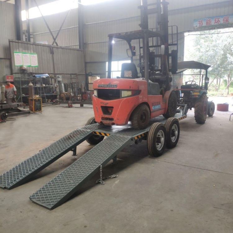 创硕叉车专用平板车 工地叉车重型工具车 3吨运输平板车_叉车_工程建筑机械_机械设备_供应_工品联盟网