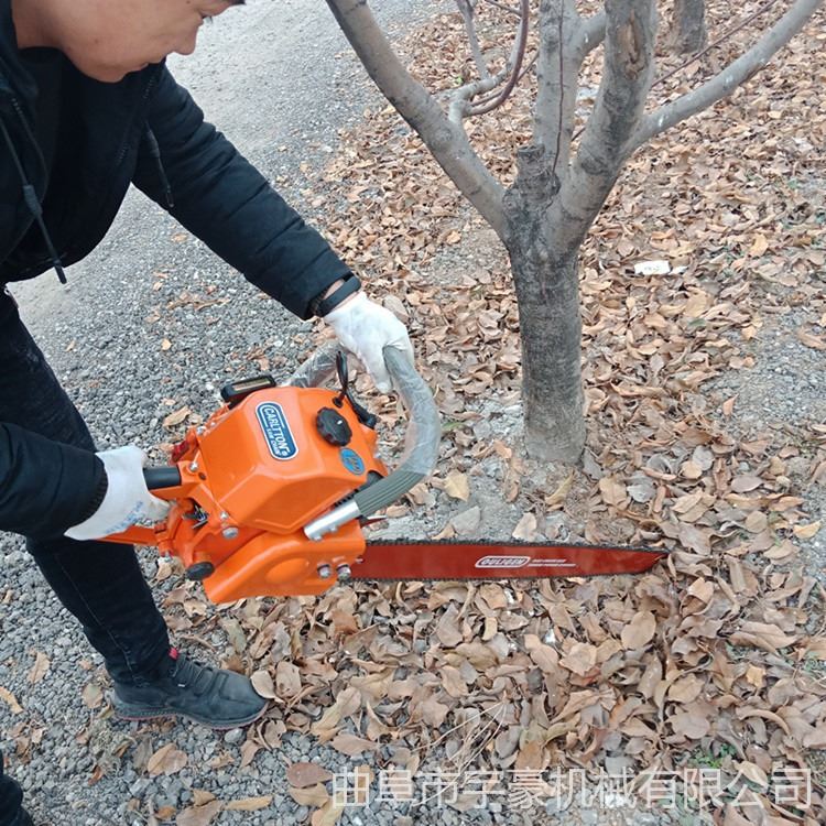 汽油动力链条式挖树机 园林机械带土起苗机 便携式断根起苗机