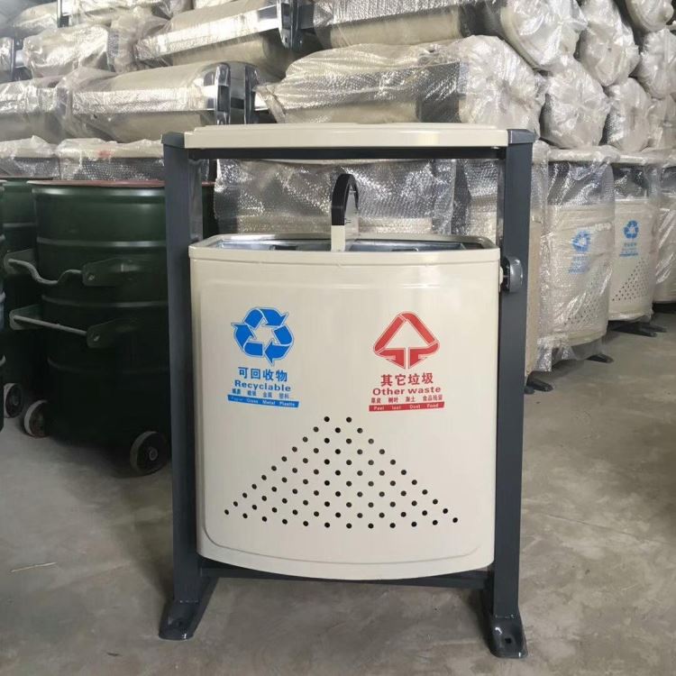 晶康牌200503型小区健身器材 室外篮球架 户外垃圾桶 环卫可分类垃圾箱 环卫垃圾桶 环卫设施_市政环卫机械_工程建筑机械_机械设备_供应_工品联盟网