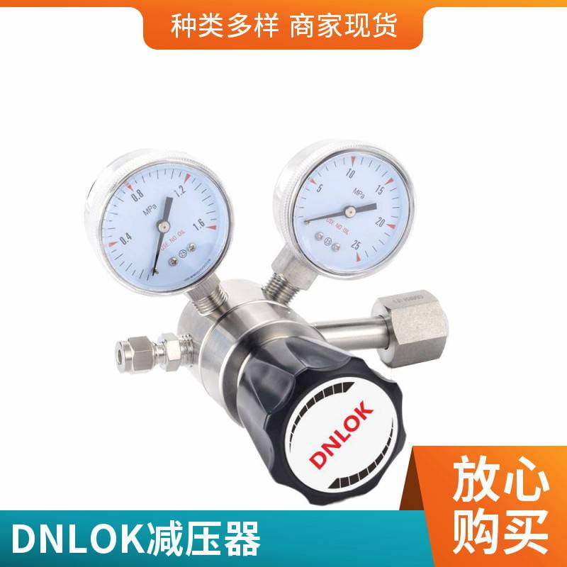 DNLOK减压器一氧化碳不锈钢316L氮气厂家直销进口膜片