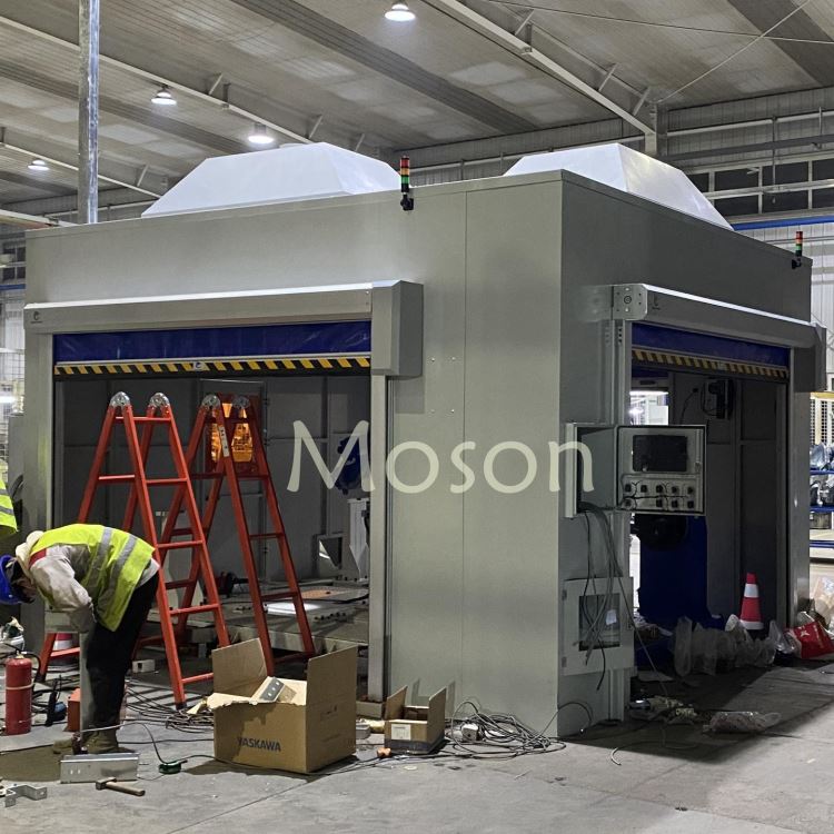 Moson Wisdom 机器人焊接房 焊接防护房 机器人焊接工作站 弧焊房