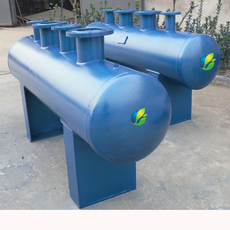 晋城碳钢分集水器 厂家定制水暖集水器 DN900水表分集水器 水表集分水器