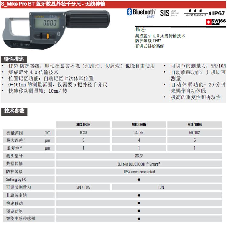 瑞士 sylvac三点内径千分尺 903.0330 分销_内径千分尺_千分尺_量具量仪_供应_工品联盟网