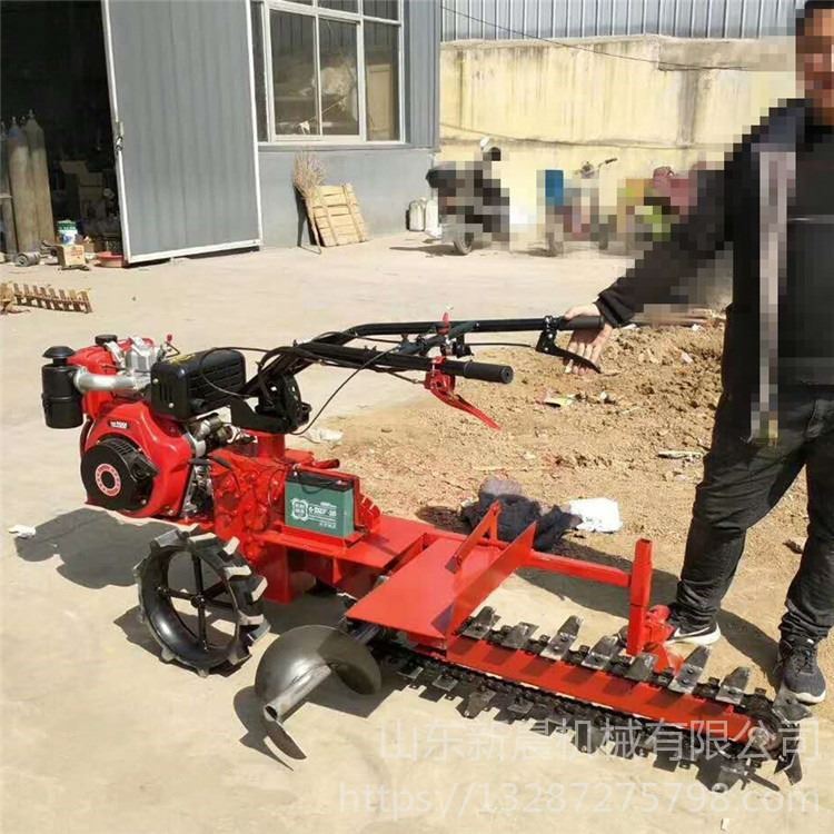 新晨60厘米深度开沟机 链条式电缆线埋设开槽机 小型手扶挖沟机 自来水管开沟机厂家_深度千分尺_千分尺_量具量仪_供应_工品联盟网