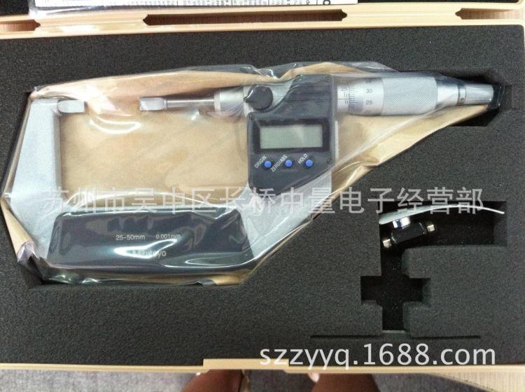 Mitutoyo/三丰叶片千分尺 422-231 数显薄片型千分尺_内径千分尺_千分尺_量具量仪_供应_工品联盟网