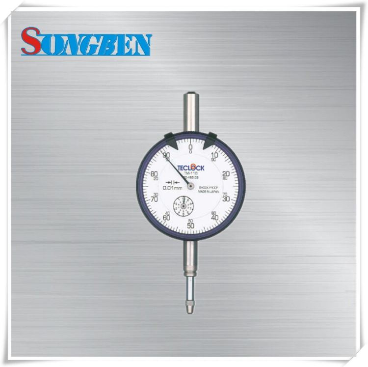 日本原装TECLOCK001mm标准型百分表TM-110_千分表_指示表_量具量仪_供应_工品联盟网