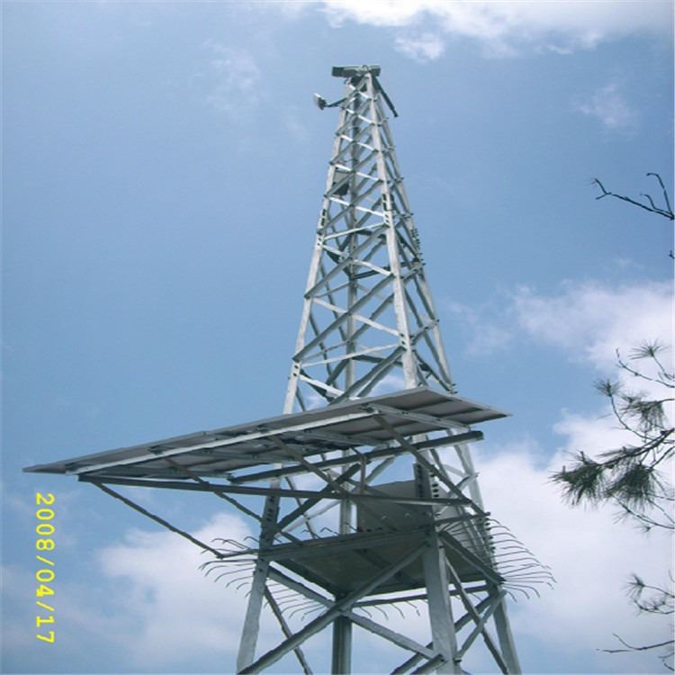 泰翔加工定制钢结构监控设备 观测瞭望 安装监控塔 实力工厂