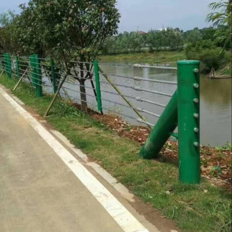 河北成帅/桥梁道路缆索护栏/边坡山路钢丝绳护栏 山区防护隔离缆索护栏 道路安全护栏_警示防护_道路安全_安全防护_供应_工品联盟网