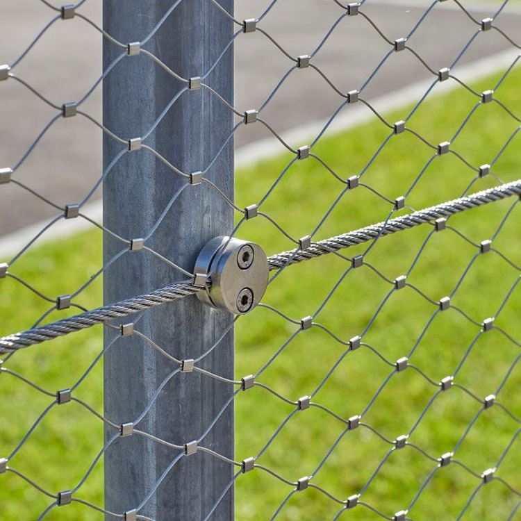 钢丝绳索网 大桥桥梁天桥两侧装饰钢丝索网 创辉钢索网定制_钢丝手套_手部防护_个人防护_供应_工品联盟网